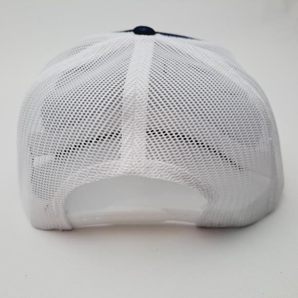 USPS Retro United States Post Office Worker Flat Bill Mesh Snapback Cap Mailwoma - Picture 2 of 4